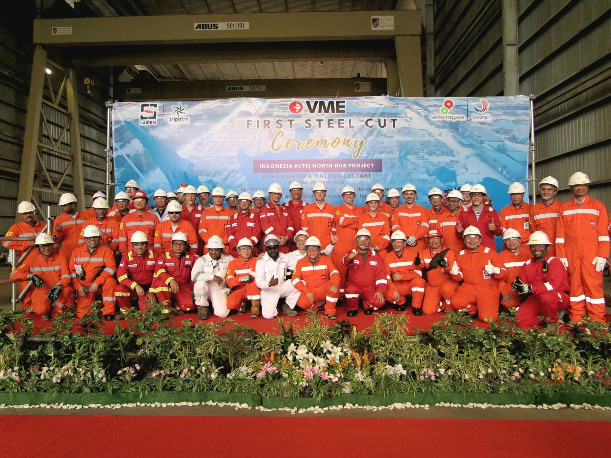 North Hub gas project enters construction with first steel cut for FPSO
