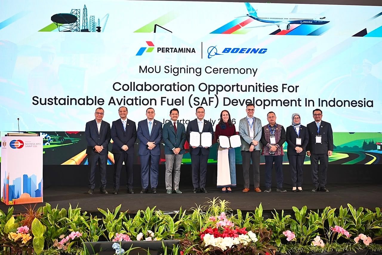 Pertamina, Boeing deepen partnership to develop Indonesia's SAF ecosystem